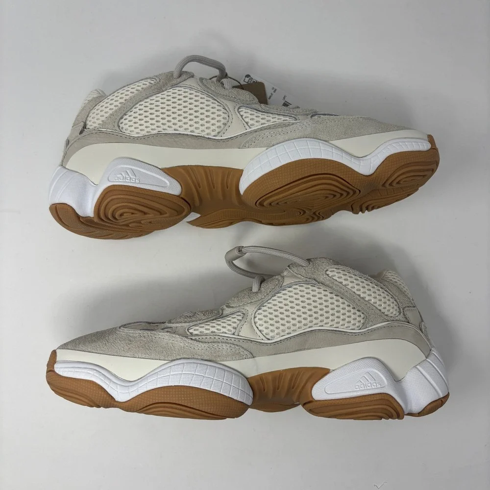 Adidas Yeezy 500 Stone Taupe Mens 10.5 Low Top Sneakers Gum Sole ID1600 NIB Read